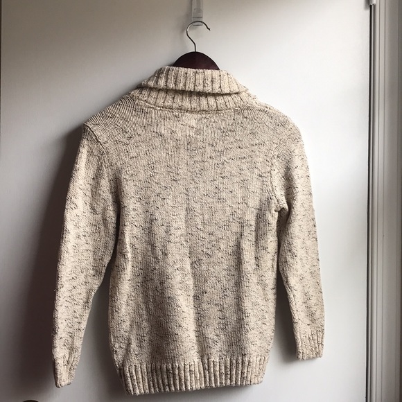 Urban Pipeline NWT Boy’s mock Neck Sweater Cream Heathered Cotton Blend sz Med - Picture 2 of 9